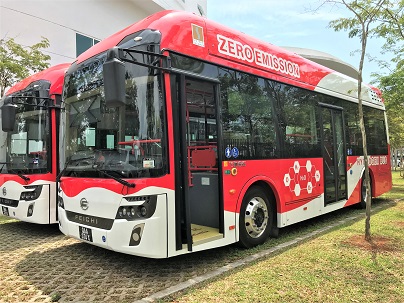 Malaysia: Hydrogen buses on trial run from today